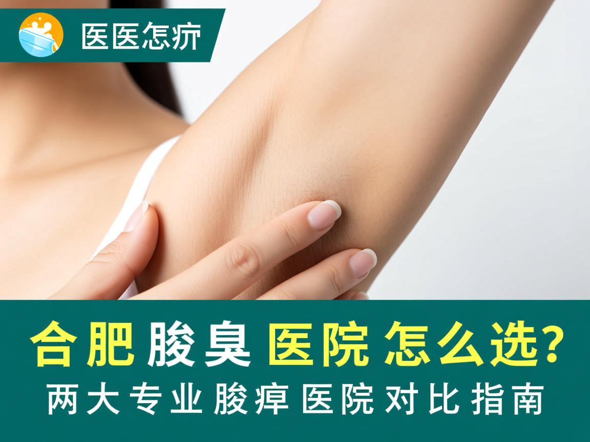 合肥腋臭医院怎么选?两大专业腋臭医院对比指南 合肥腋臭医院怎么选?两大专业腋臭医院对比指南