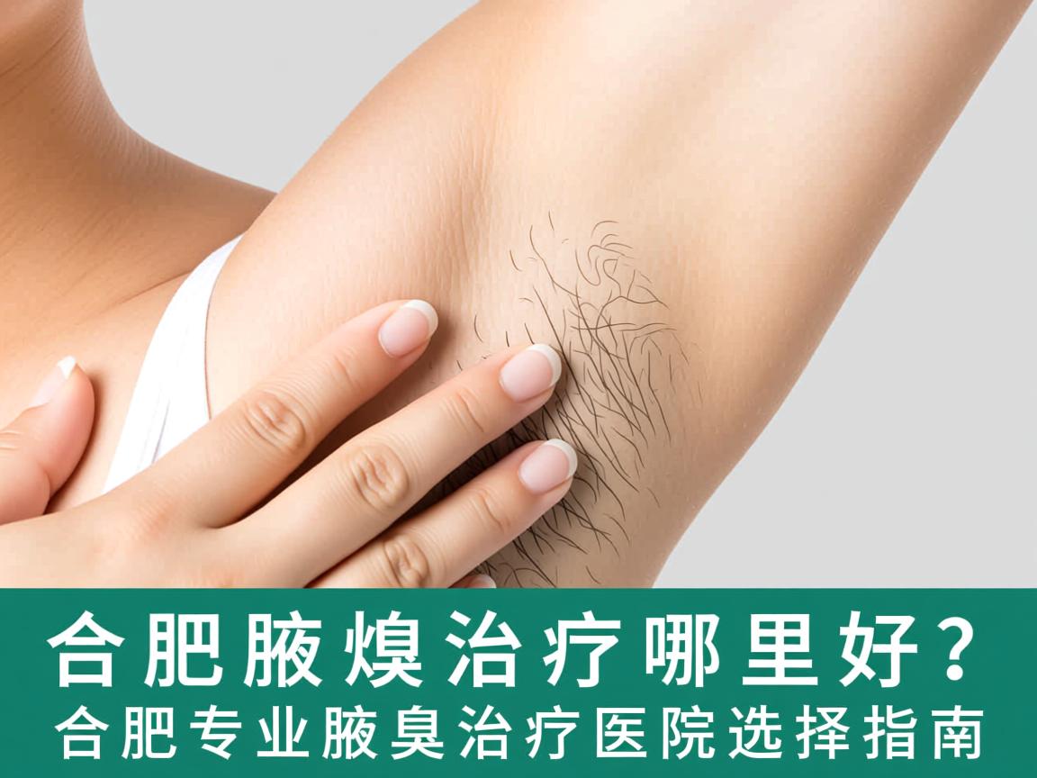合肥腋臭治疗哪里好？合肥专业腋臭治疗医院选择指南