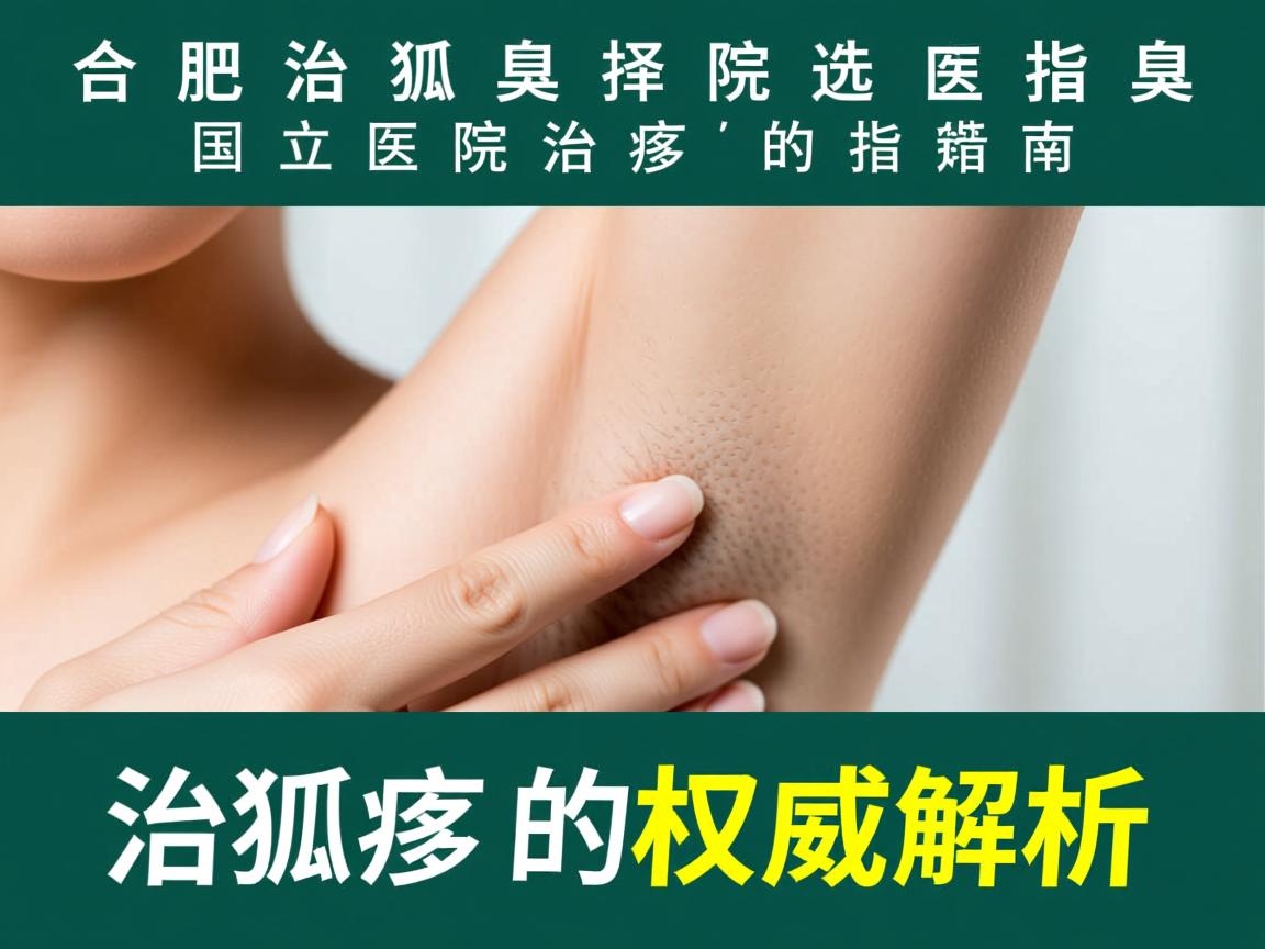 合肥治狐臭医院选择指南，国立医院治狐臭的权威解析
