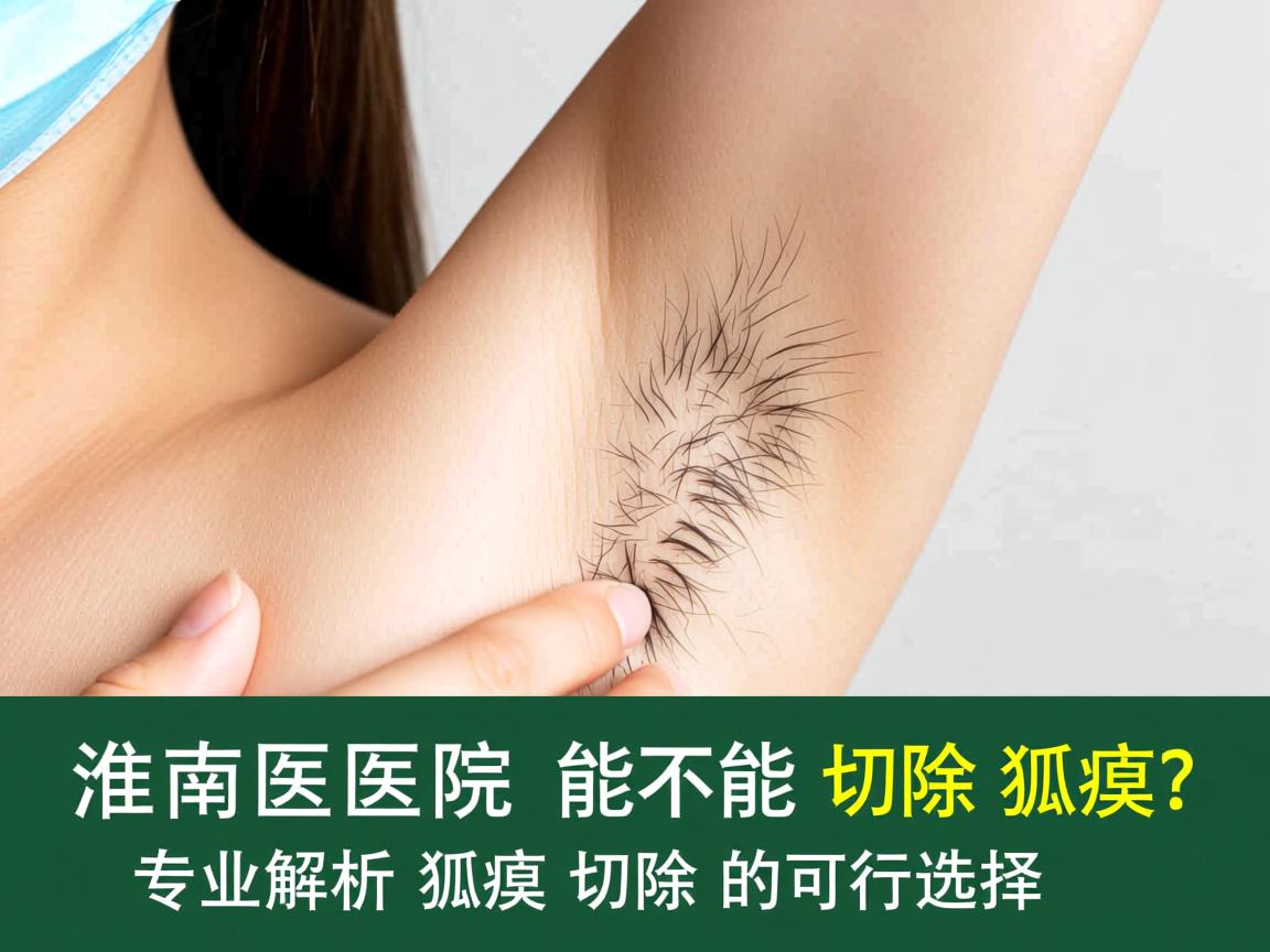淮南医院能不能切除狐臭？专业解析狐臭切除的可行选择