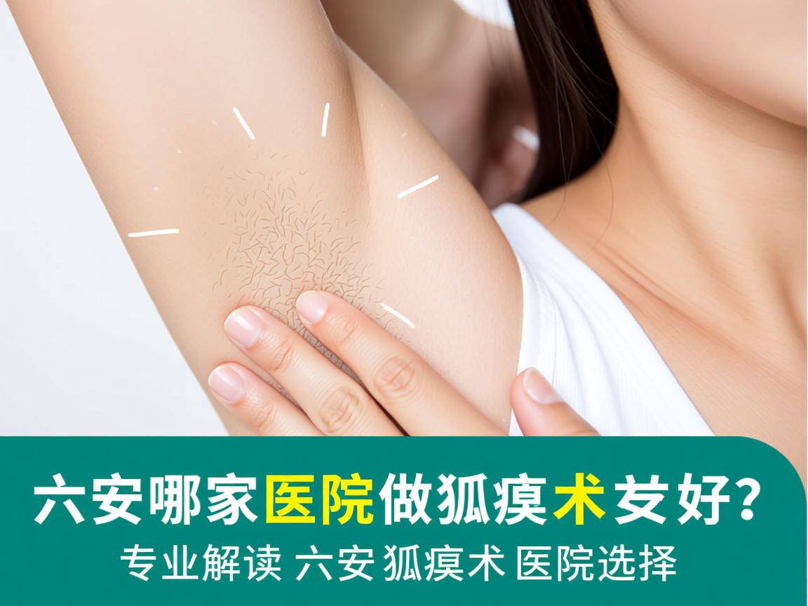 六安哪家医院做狐臭术好？专业解读六安狐臭术医院选择