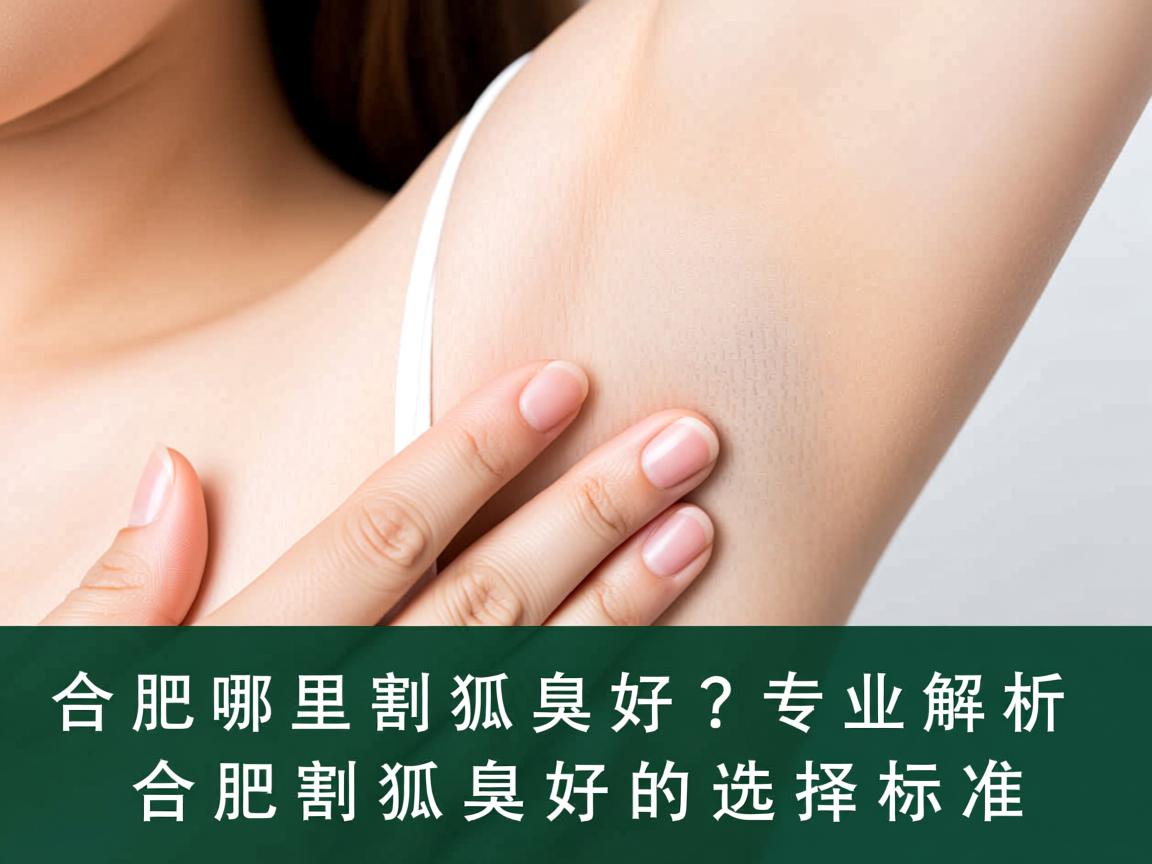 合肥哪里割狐臭好？专业解析合肥割狐臭好的选择标准