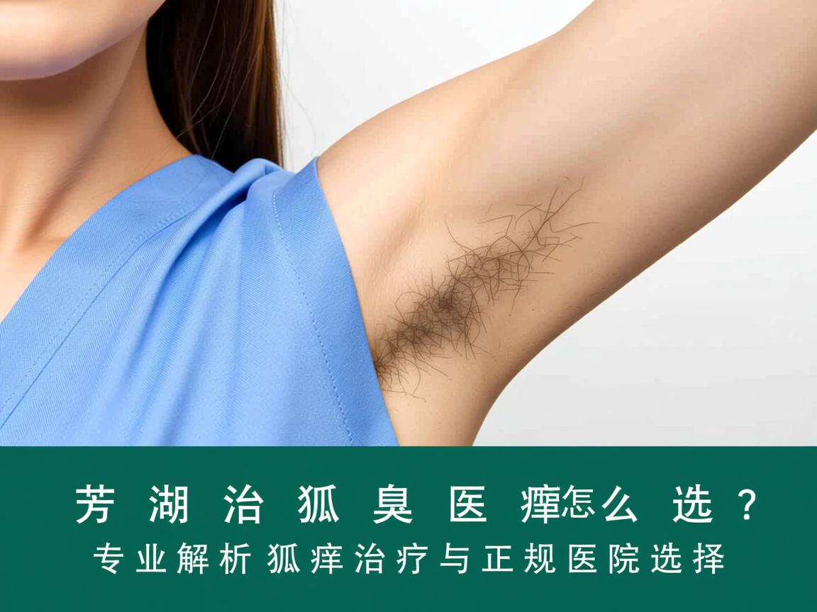 芜湖治狐臭医院怎么选？专业解析狐臭治疗与正规医院选择