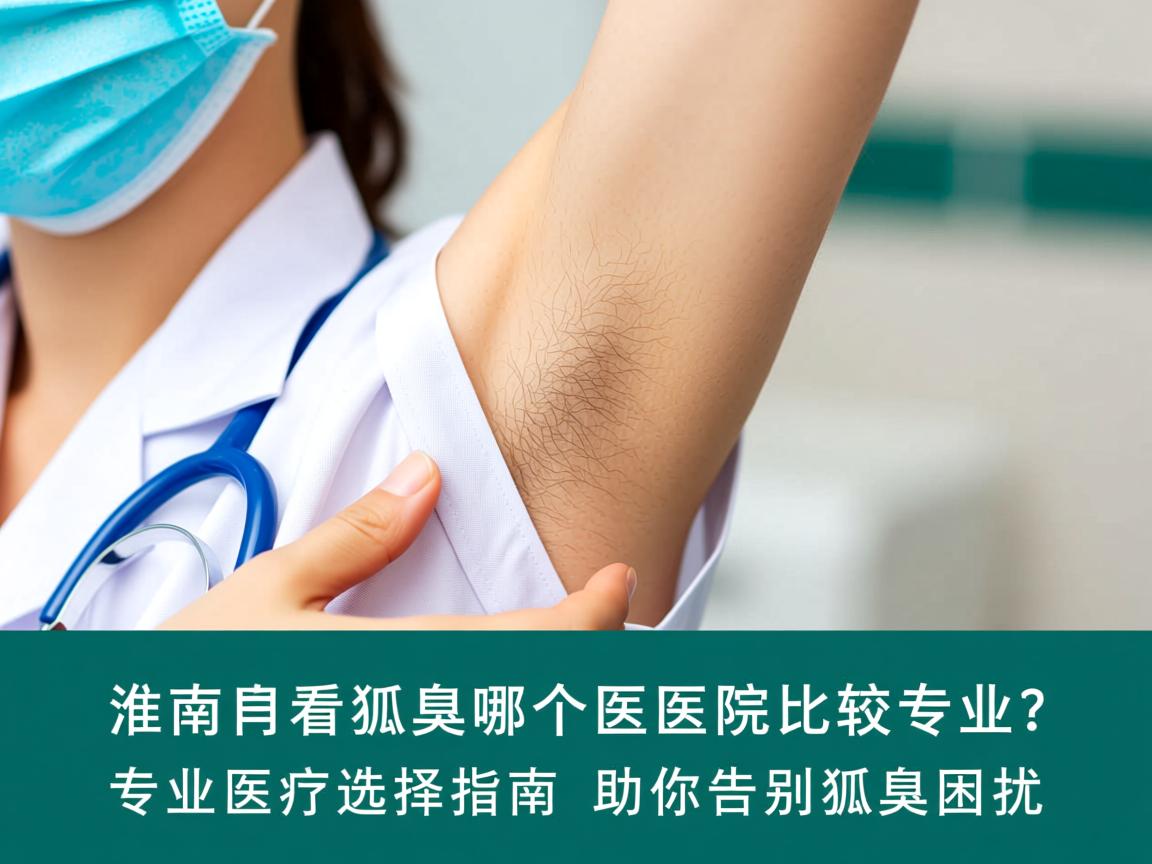 淮南看狐臭哪个医院比较专业？专业医院选择指南助你告别狐臭困扰