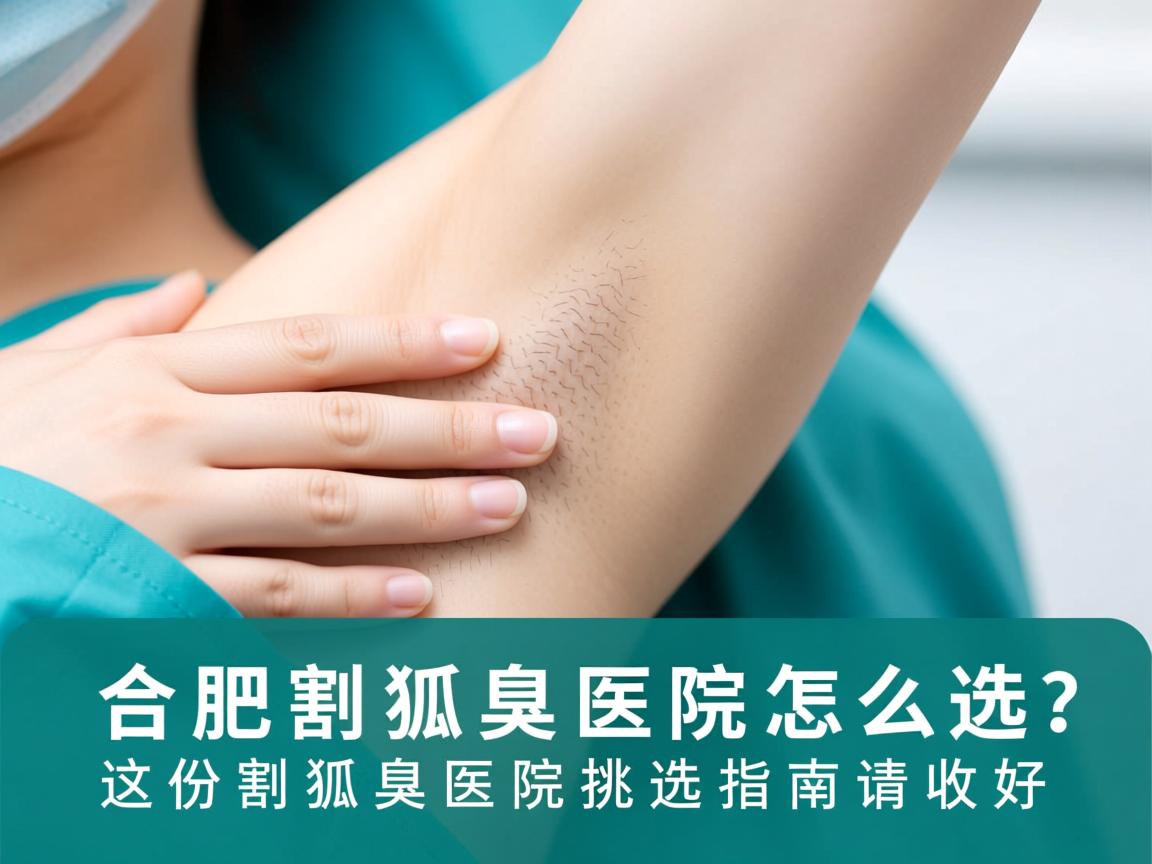 合肥割狐臭医院怎么选?这份割狐臭医院挑选指南请收好 合肥割狐臭医院怎么选?这份割狐臭医院挑选指南请收好