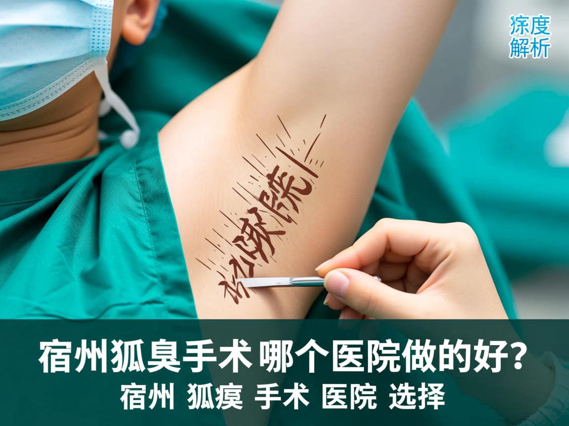 宿州狐臭手术哪个医院做的好?深度解析宿州狐臭手术医院选择 宿州狐臭手术哪个医院做的好?深度解析宿州狐臭手术医院选择