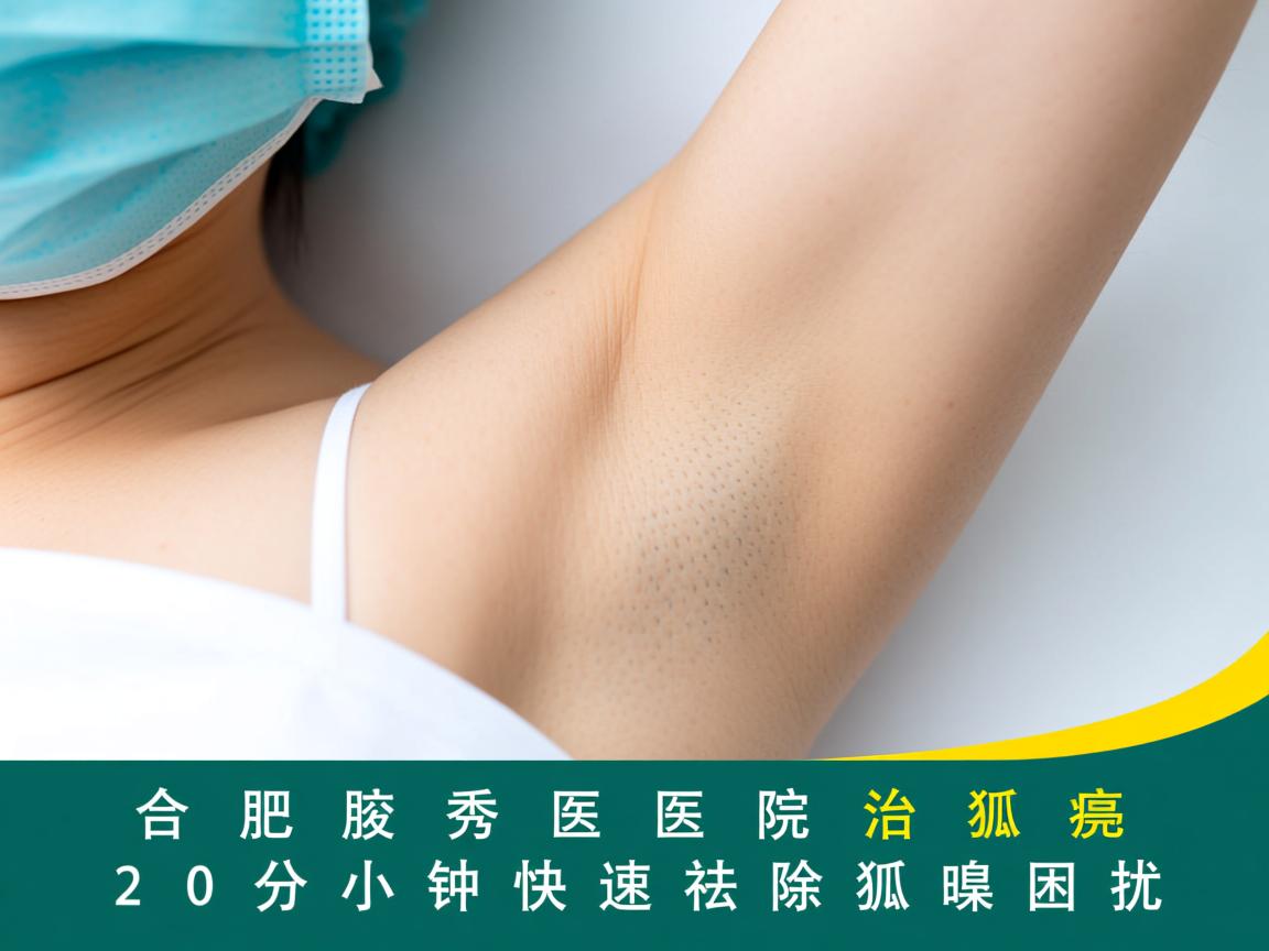 合肥腋秀医院治疗狐臭 20分钟快速祛除狐臭困扰