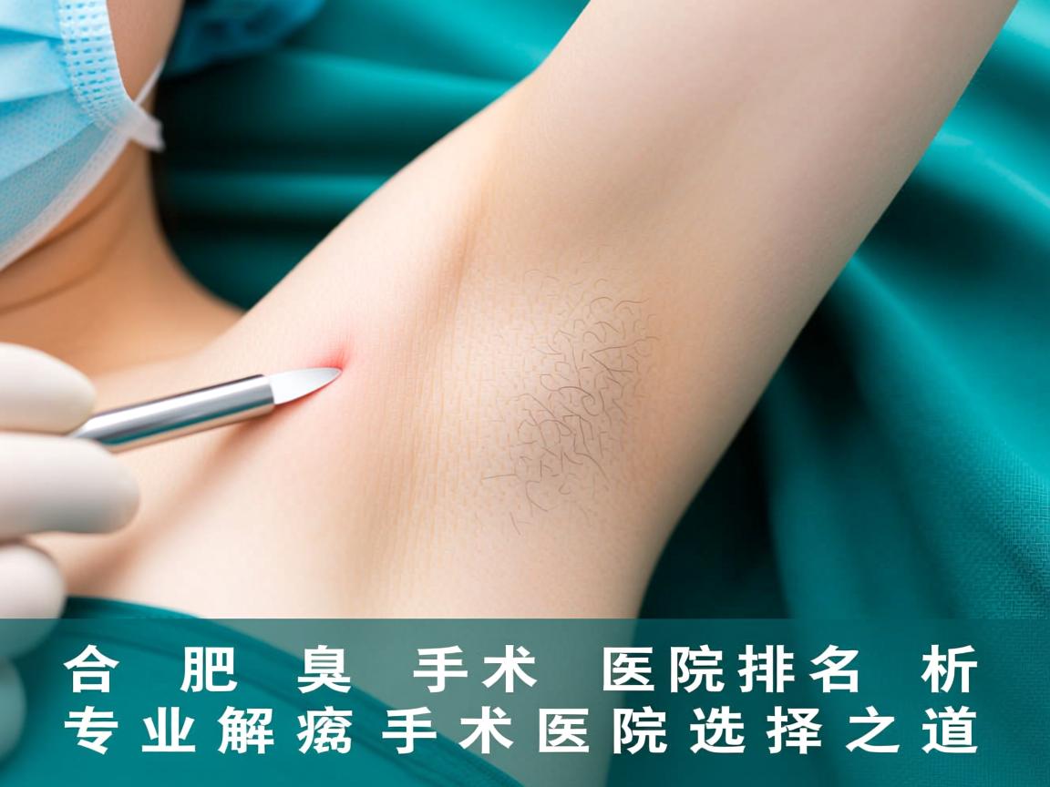 合肥腋臭手术医院排名,专业解析腋臭手术医院的选择之道 合肥腋臭手术医院排名,专业解析腋臭手术医院的选择之道