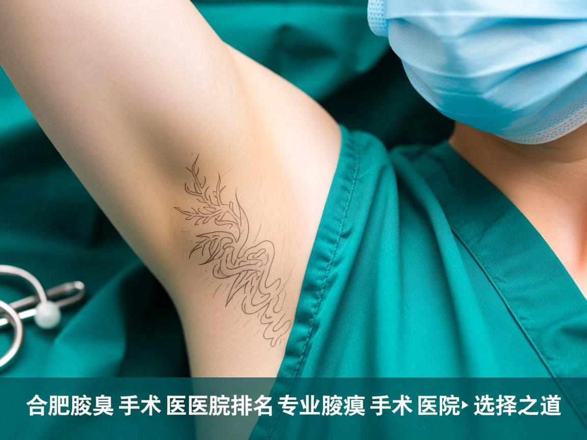 合肥腋臭手术医院排名,专业解析腋臭手术医院的选择之道 合肥腋臭手术医院排名,专业解析腋臭手术医院的选择之道