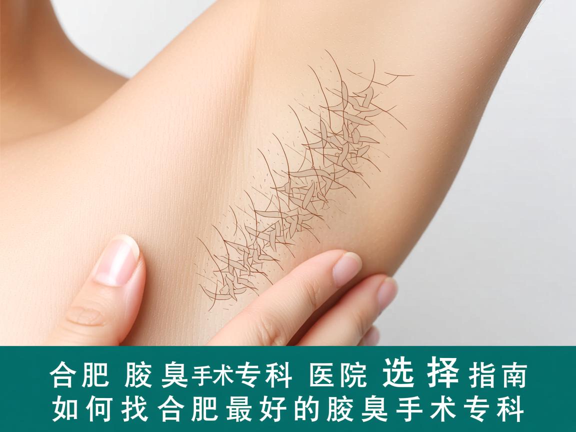 合肥腋臭手术专科医院选择指南，如何找到合肥最好的腋臭手术专科