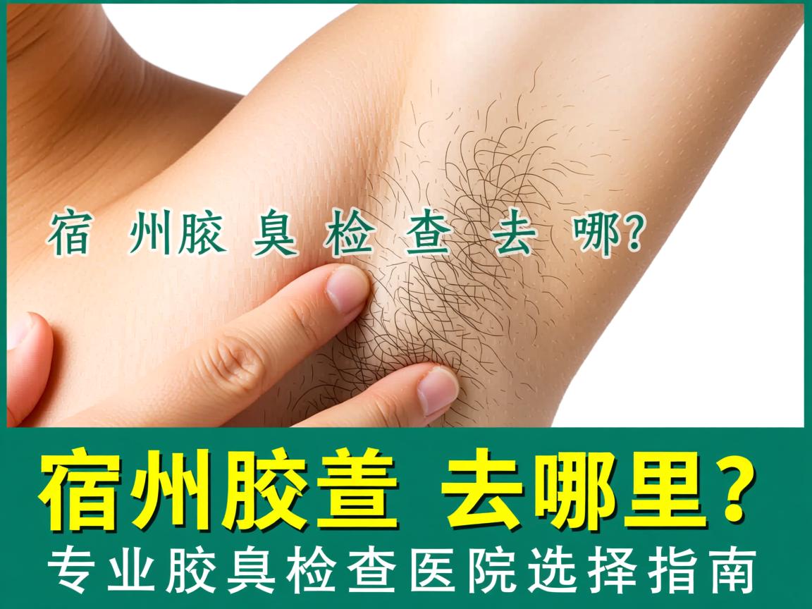 宿州腋臭检查去哪里？专业腋臭检查医院选择指南