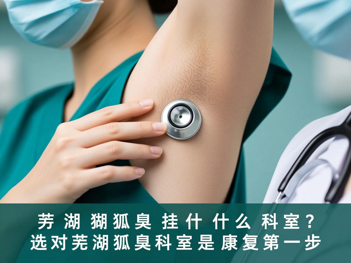 芜湖狐臭挂什么科室？选对芜湖狐臭科室是康复第一步