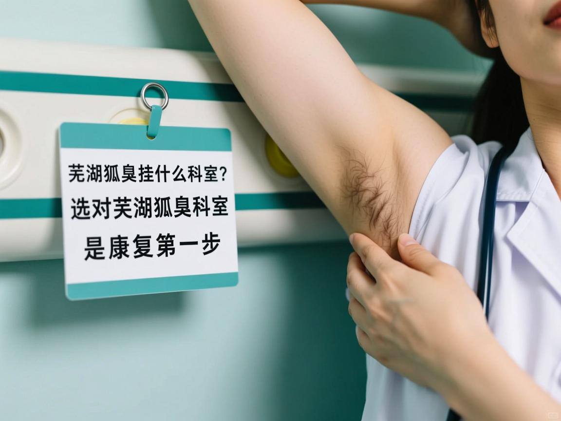 芜湖狐臭挂什么科室？选对芜湖狐臭科室是康复第一步