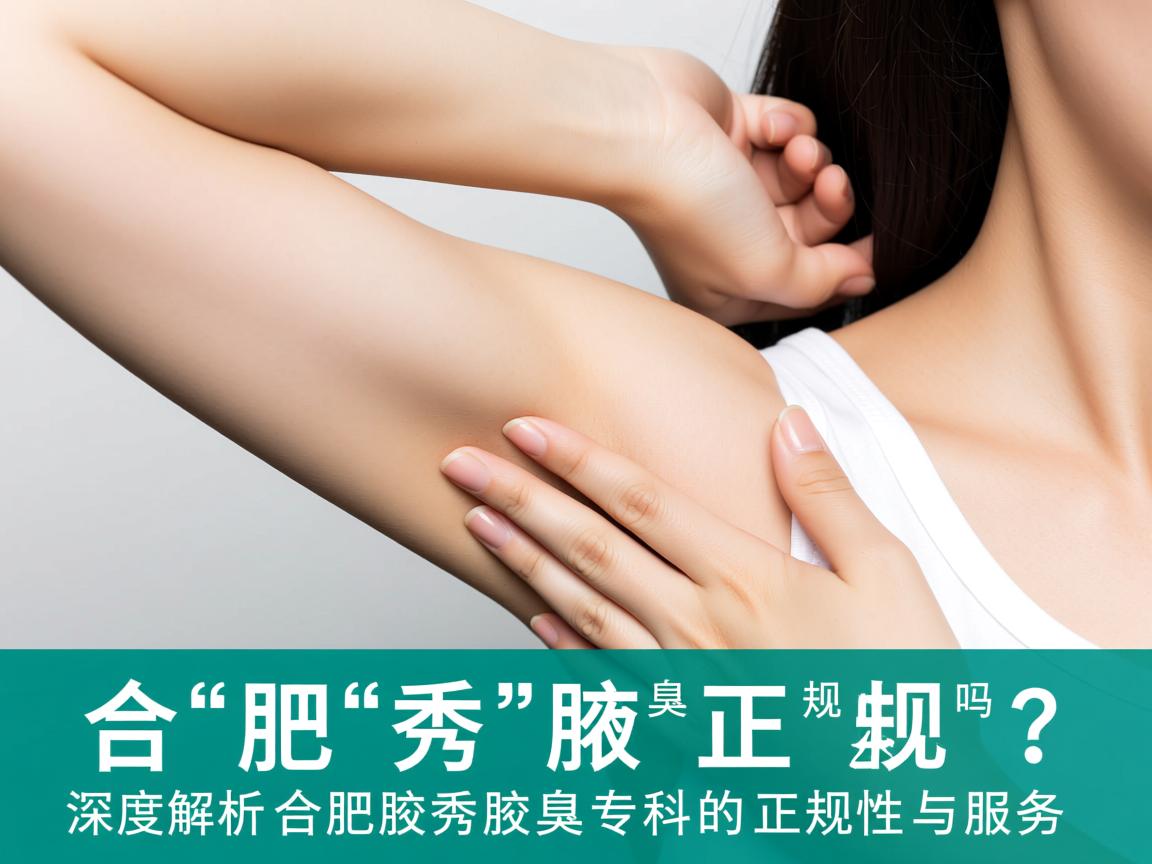 合肥腋秀腋臭正规吗？深度解析合肥腋秀腋臭专科的正规性与服务