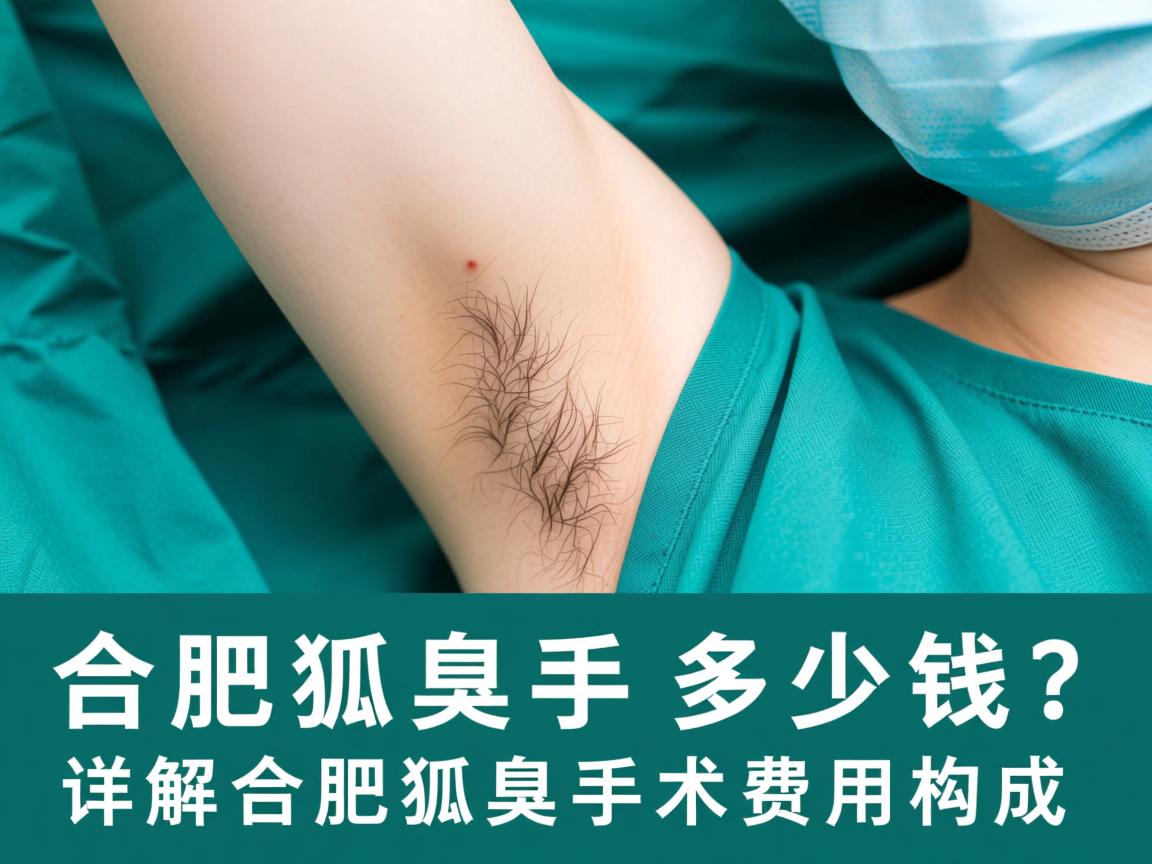 合肥狐臭手术多少钱？详解合肥狐臭手术费用构成