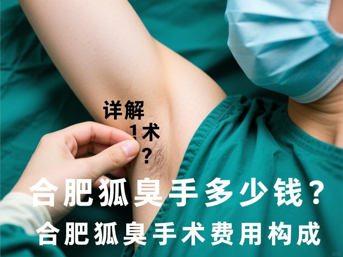 合肥狐臭手术多少钱？详解合肥狐臭手术费用构成