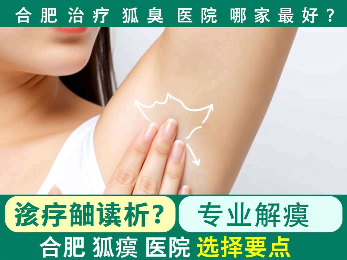 合肥治疗狐臭医院哪家最好？专业解析合肥狐臭医院选择要点