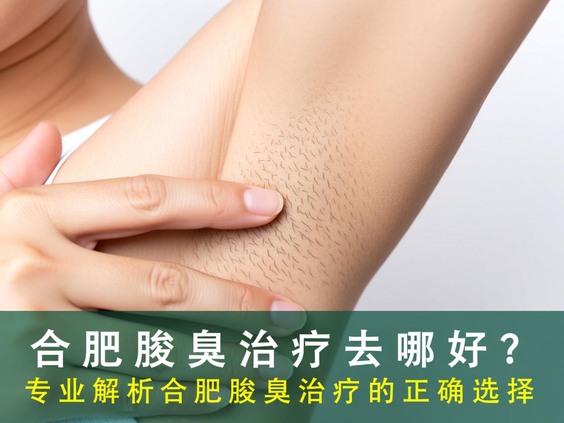 合肥腋臭治疗去哪好？专业解析合肥腋臭治疗的正确选择