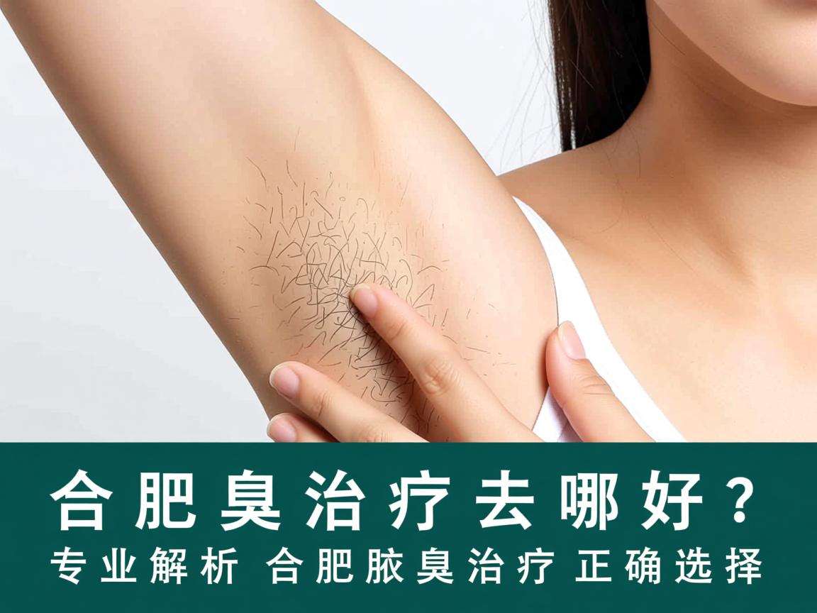 合肥腋臭治疗去哪好？专业解析合肥腋臭治疗的正确选择