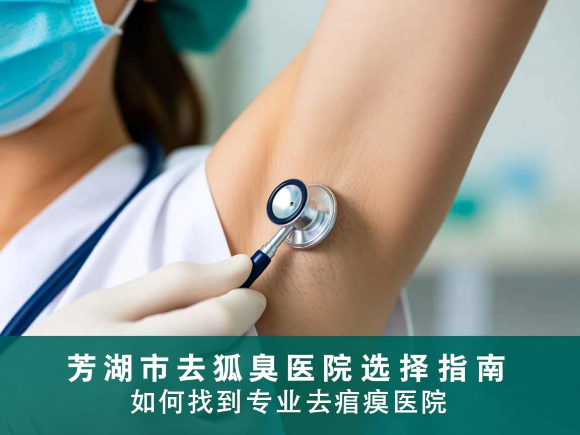 芜湖市去狐臭医院选择指南，如何找到专业去狐臭医院