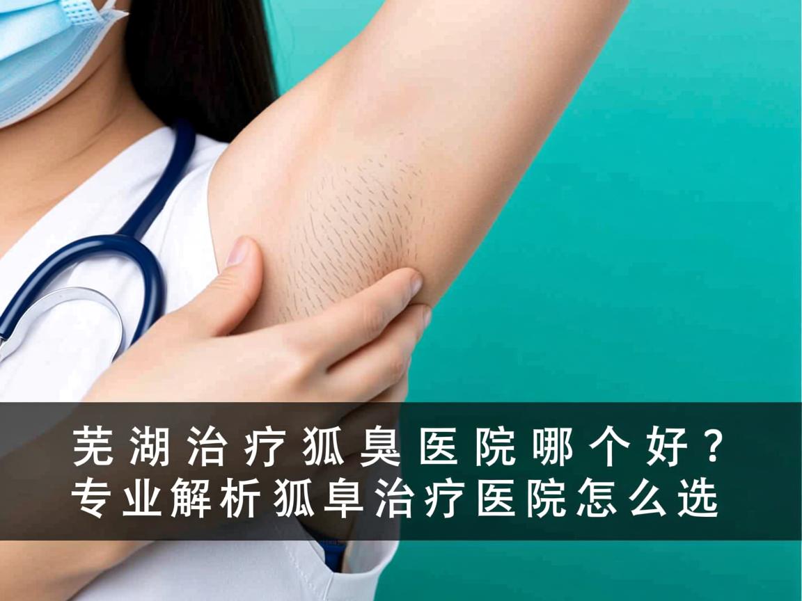 芜湖治疗狐臭医院哪个好？专业解析狐臭治疗医院怎么选