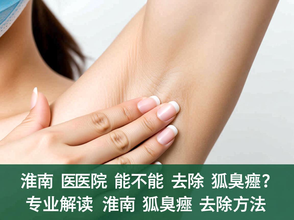 淮南医院能不能去除狐臭？专业解读淮南狐臭去除方法