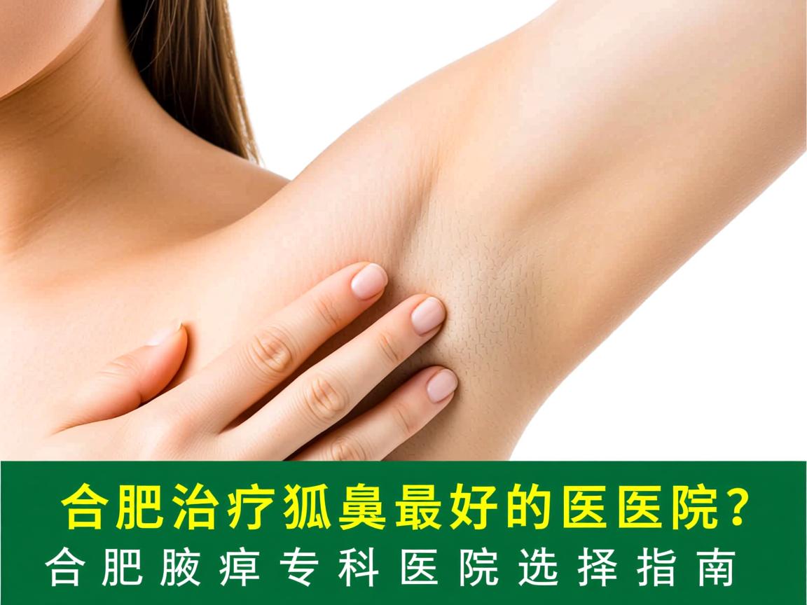 合肥治疗狐臭最好的医院？合肥腋臭专科医院选择指南