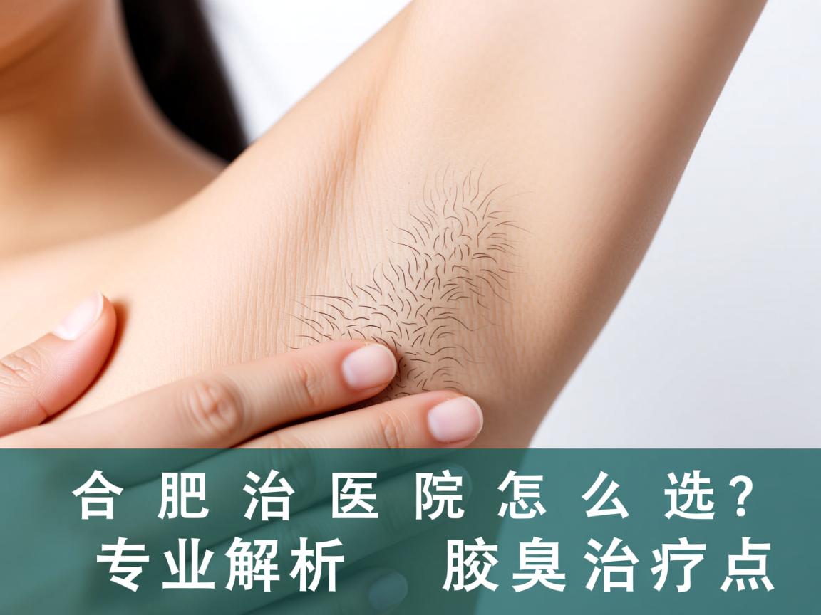 合肥腋臭治疗医院怎么选？专业解析腋臭治疗的关键点