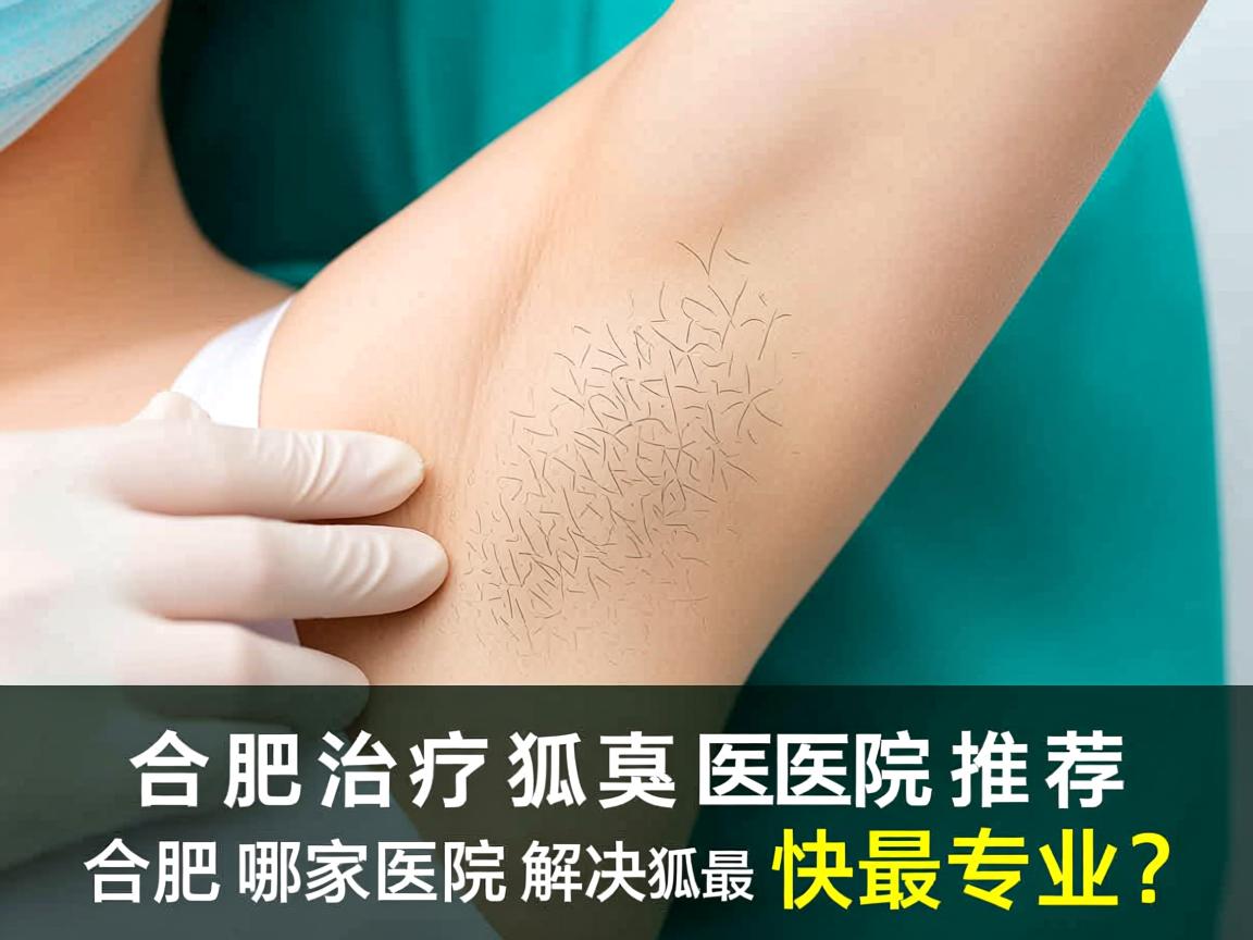 合肥治疗狐臭医院推荐，合肥哪家医院解决狐臭最快最专业？