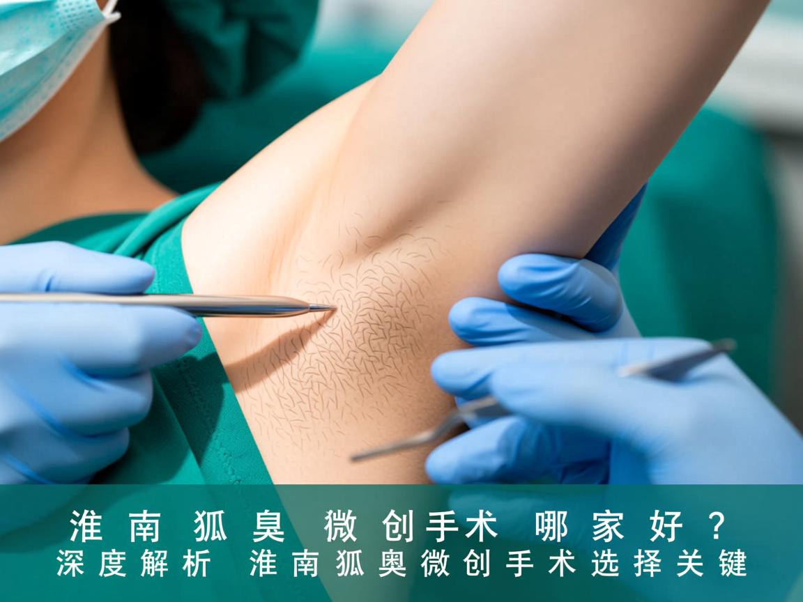 淮南狐臭微创手术哪家好？深度解析淮南狐臭微创手术选择关键