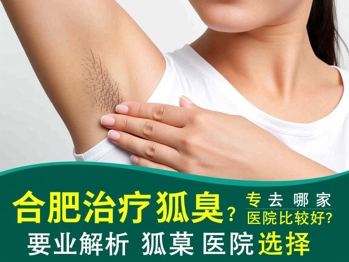 合肥治疗狐臭去哪家医院比较好？专业解析狐臭医院选择