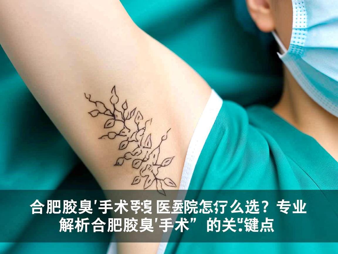 合肥腋臭手术医院怎么选？专业解析合肥腋臭手术的关键点