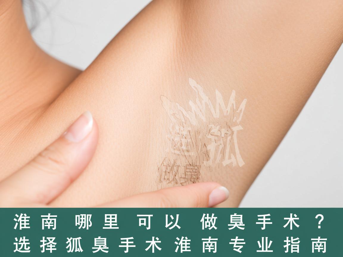 淮南哪里可以做狐臭手术？选择狐臭手术的淮南专业指南