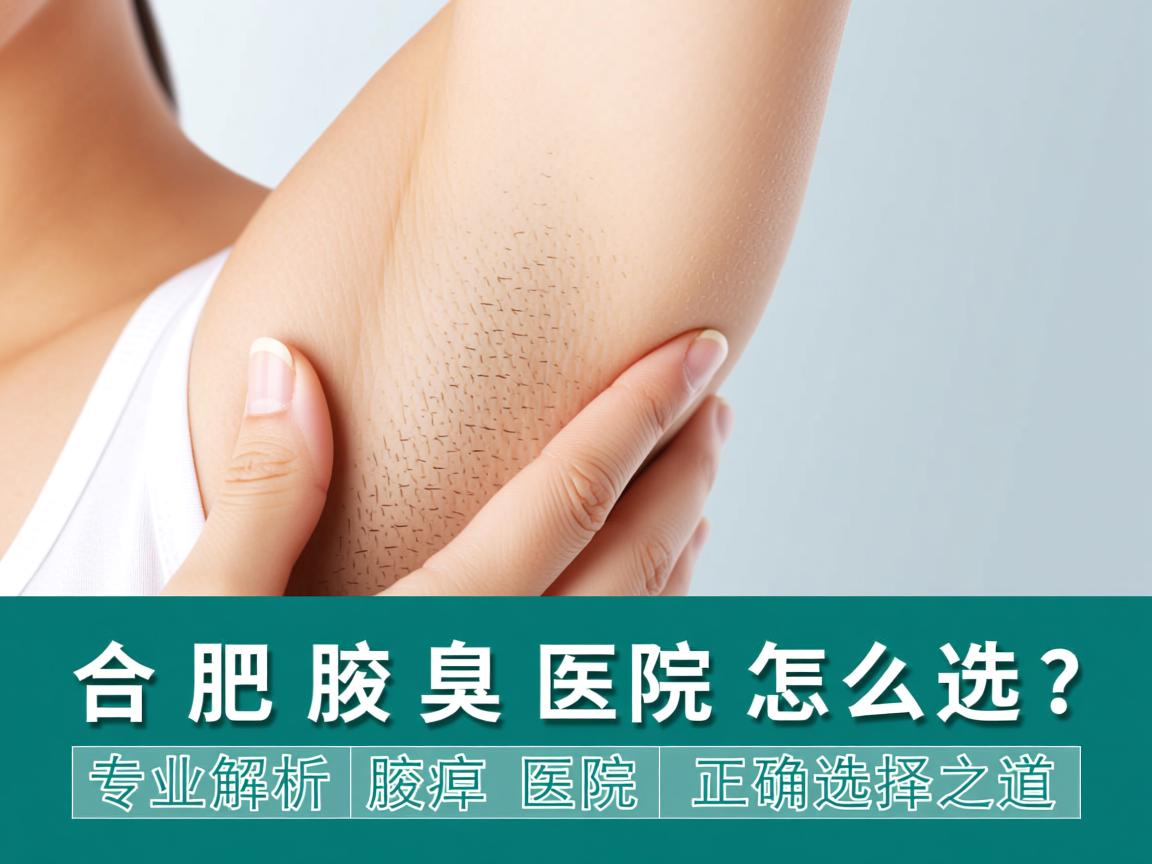 合肥腋臭医院怎么选?专业解析腋臭医院的正确选择之道 合肥腋臭医院怎么选?专业解析腋臭医院的正确选择之道
