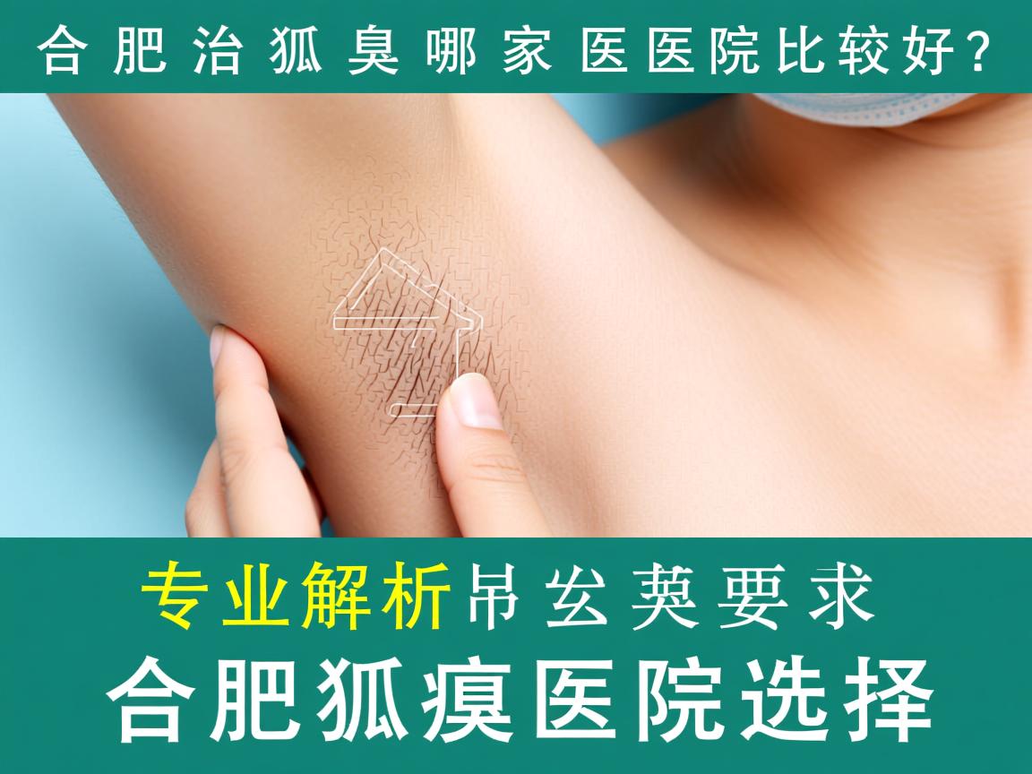 合肥治狐臭哪家医院比较好？专业解析合肥狐臭医院选择