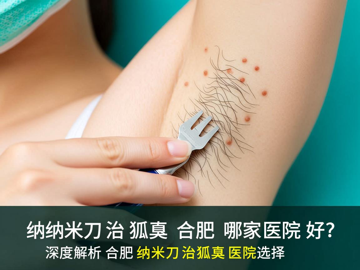 纳米刀治狐臭合肥哪家医院好？深度解析合肥纳米刀治狐臭医院选择