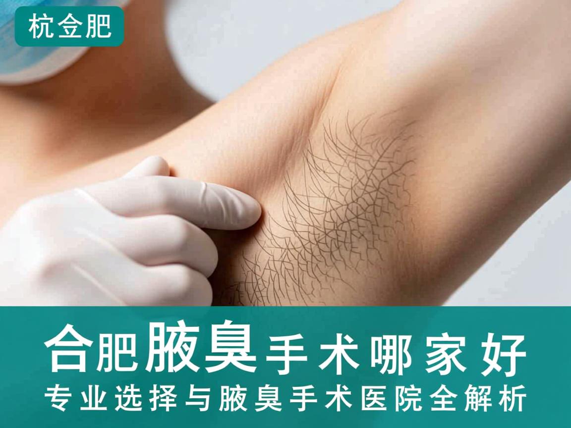 合肥腋臭手术哪家好,专业选择与腋臭手术医院全解析 合肥腋臭手术哪家好,专业选择与腋臭手术医院全解析