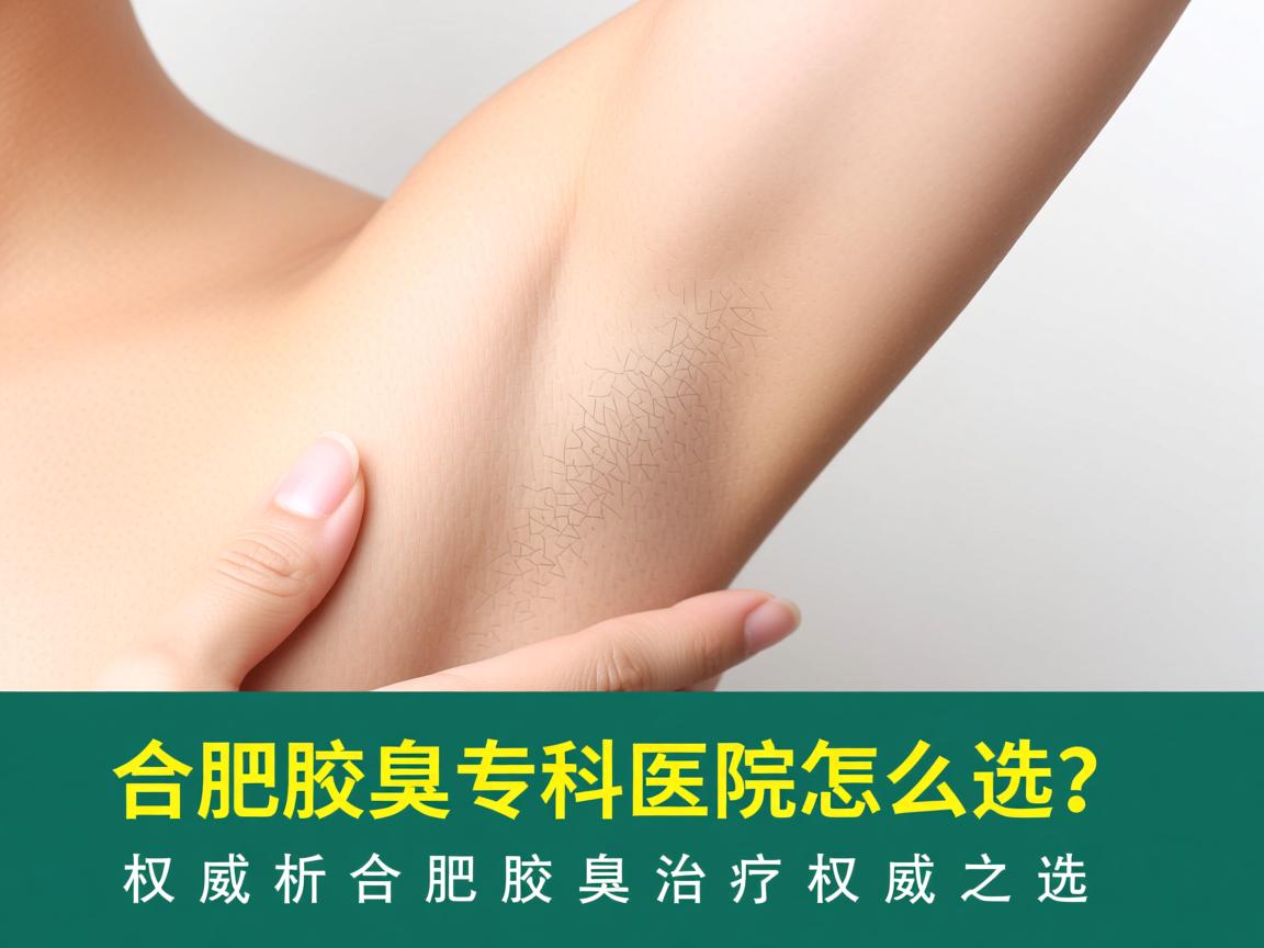 合肥腋臭专科医院怎么选？权威解析合肥腋臭治疗权威之选
