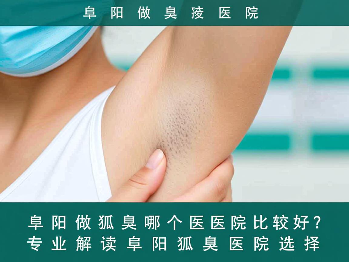 阜阳做狐臭哪个医院比较好？专业解读阜阳狐臭医院选择