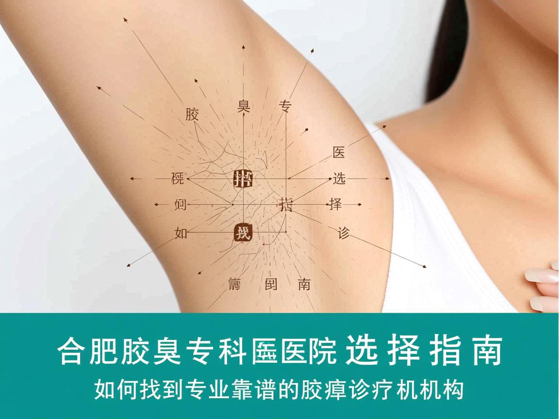 合肥腋臭专科医院选择指南，如何找到专业靠谱的腋臭诊疗机构