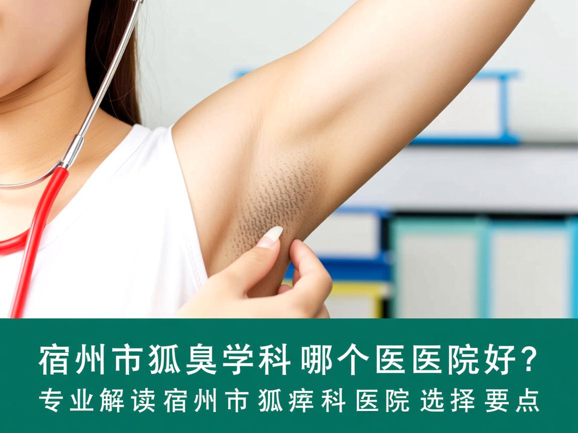宿州市狐臭科哪个医院好？专业解读宿州市狐臭科医院选择要点