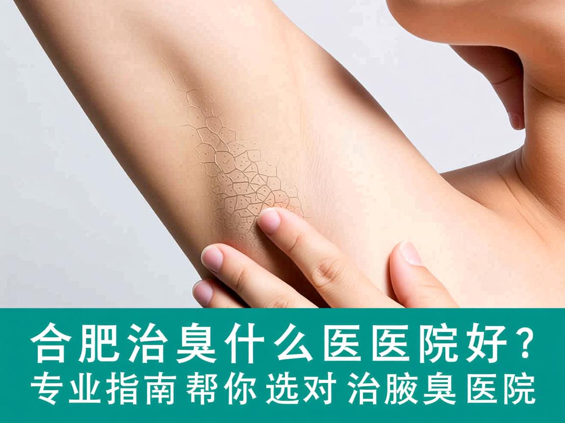 合肥治腋臭什么医院好？专业指南帮你选对治腋臭医院