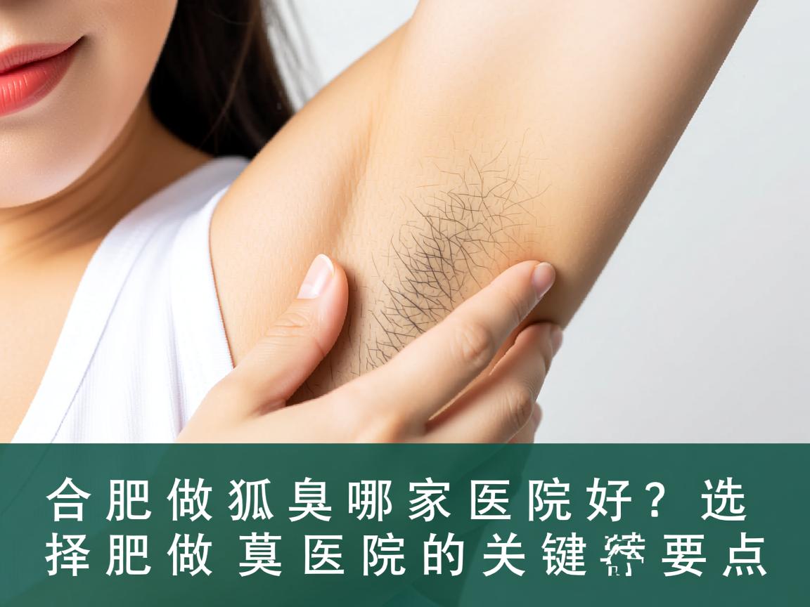 合肥做狐臭哪家医院好？选择合肥做狐臭医院的关键要点