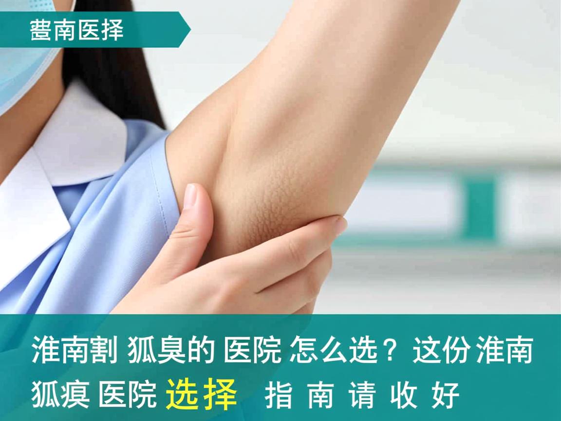 淮南割狐臭的医院怎么选?这份淮南狐臭医院选择指南请收好 淮南割狐臭的医院怎么选?这份淮南狐臭医院选择指南请收好
