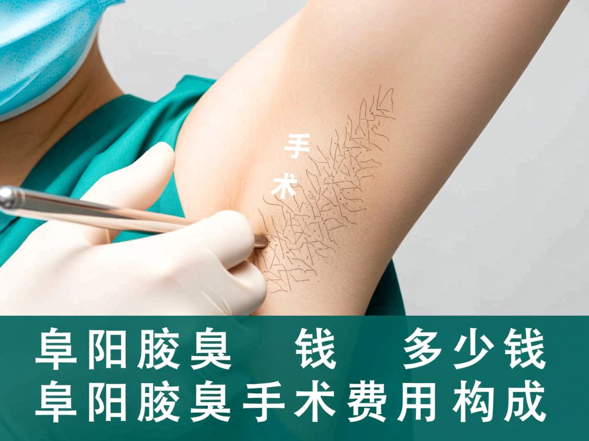 阜阳腋臭手术多少钱，详解阜阳腋臭手术费用构成