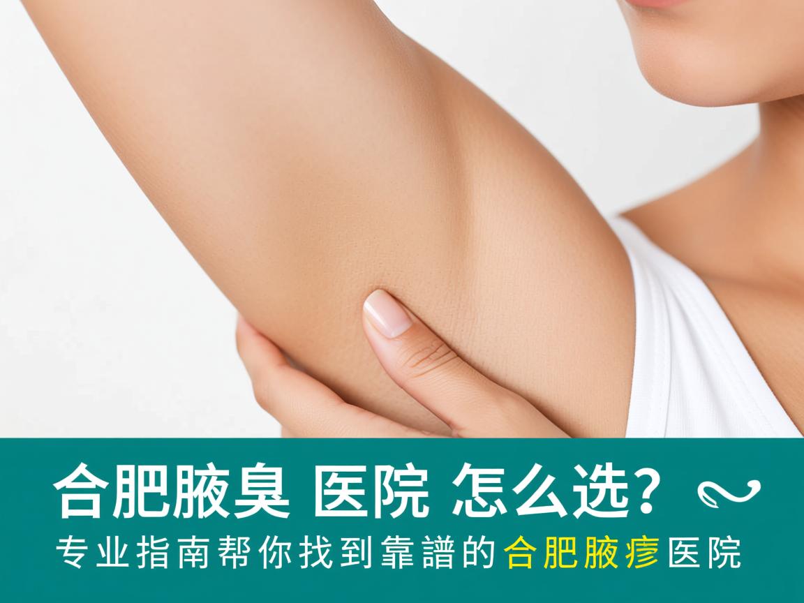 合肥腋臭医院怎么选？专业指南帮你找到靠谱的合肥腋臭医院
