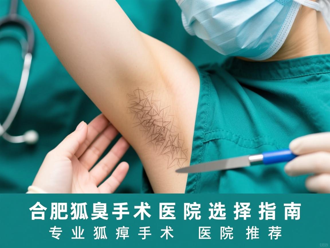 合肥狐臭手术医院选择指南，专业狐臭手术医院推荐