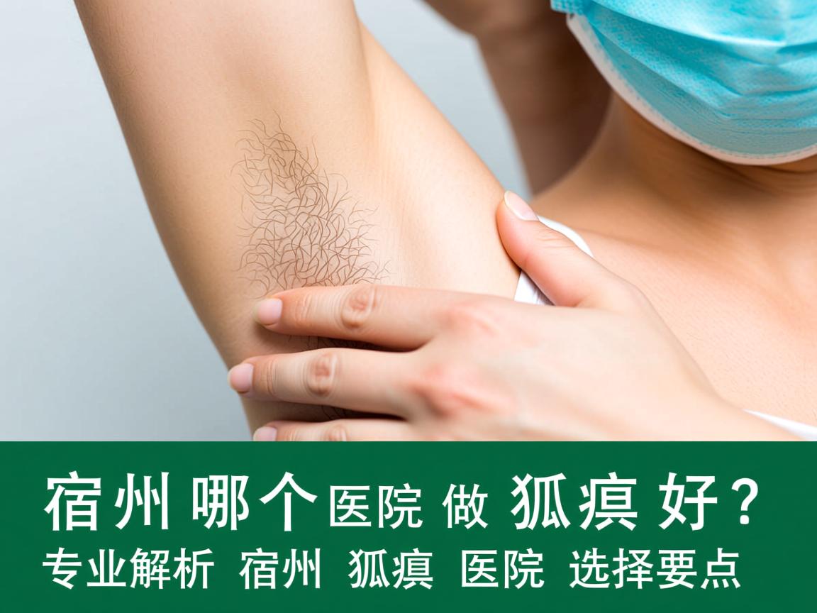 宿州哪个医院做狐臭好？专业解析宿州狐臭医院的选择要点