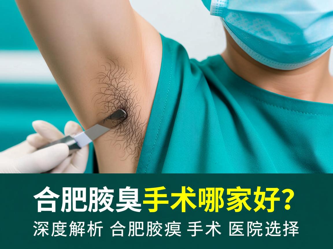 合肥腋臭手术哪家好？深度解析合肥腋臭手术医院选择