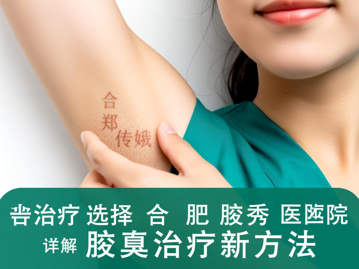 腋臭治疗选择，合肥腋秀医院郑传娥详解腋臭治疗新方法